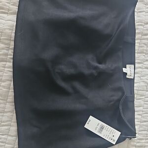 La Hearts Black Mini Pencil Skirt for Work